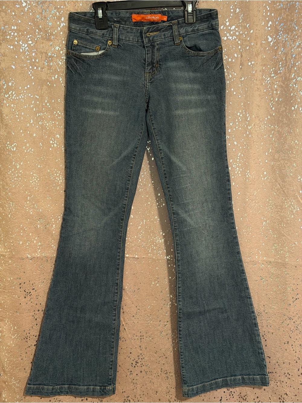 Choices Dark Blue Flared Jeans